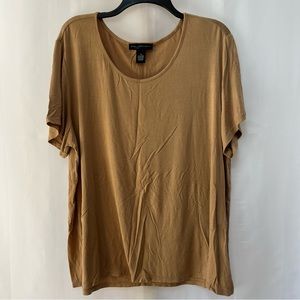 Joan Vass / New York soft tee shirt size 1X